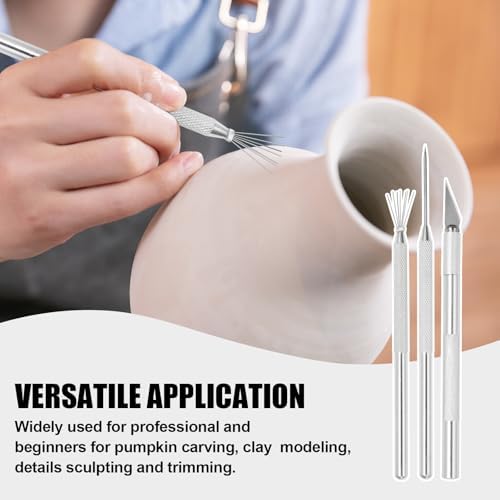 suiwotin 3pcs Precision Clay Needle Tool Set - Image 5