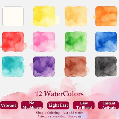 2-Pack Beginner Watercolor Workbooks - Image 4