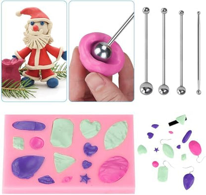 CiaraQ 60-Color Polymer Clay Oven Bake Modeling Kit - Image 5