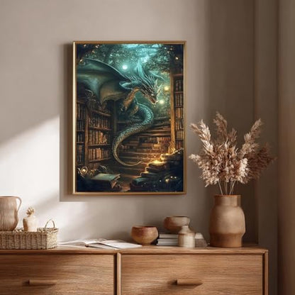 CRZMODE Dragon Paint by Numbers Kit for Adults, Dragon Paint by Numbers for Adults, Acrylic Painting Crafts for Home Decor Gift (16x20inch) - Image 2