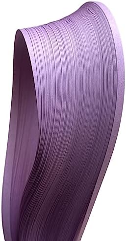 ODETOJOY Quilling Paper Strips - Purple (3mm, 5mm, 10mm) - 21 Inch Length - Non-Foldable - For Adults - Modern Style - Paper Craft Kit - Image 3