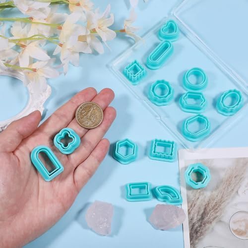 ORIGACH 15 Pcs Vintage Frame Polymer Clay Cutters Set - Image 3