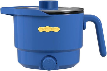 FAST MELT 1.5 QTs Wax Melting Pot for Candle Making, Electric Wax Melter with Pour Spout, Dual Heating Modes 225W/450W for Candles, Soap, and DIY Crafts （Blue）