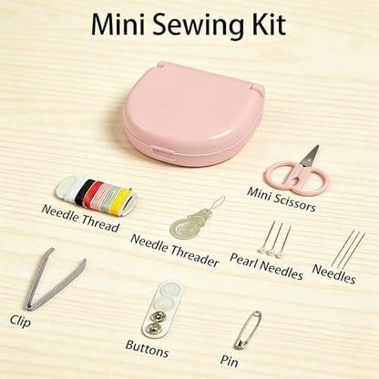 Obear 2 Pack Mini Sewing Kit - Emergency Travel Repair Set with Threads, Needles & Scissors for Beginners, Camping & Daily Use - Image 5