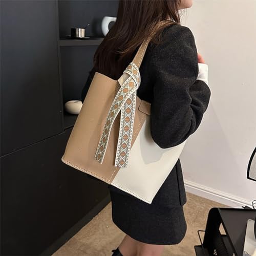 WADORN DIY PU Leather Purse Making Kit, Shoulder Bag Set With Handmade Stitch Materials for Handbag Accessories, Tan - Image 5