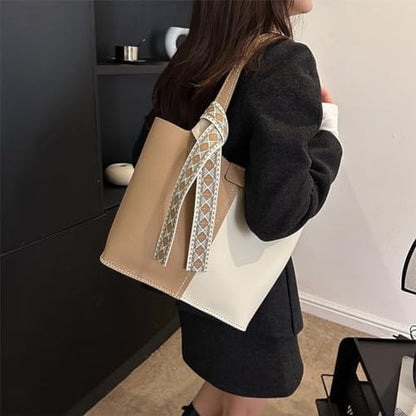 WADORN DIY PU Leather Purse Making Kit, Shoulder Bag Set With Handmade Stitch Materials for Handbag Accessories, Tan - Image 5