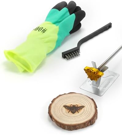 1.5" Bee Branding Iron, for Wood Hats Leather BBQ & Steak by AIMOADO