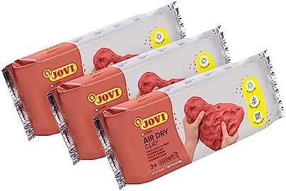 Jovi - Air Dry Clay, 3 x 1.1 lb, Terracotta Color, Total of 3.3 lb - Image 2