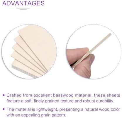 DMiotech 25 Pack 4 x 4 x 1/13 Inches 2mm Thick Wood Sheets Basswood Sheets Unfinished Plywood Squares Plywood for DIY Craft Laser Wood Burning Drawing - Image 4