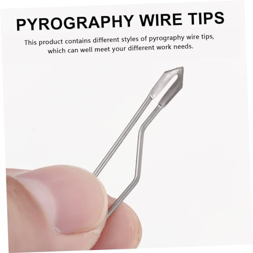 Angoily 23PCS High-Temperature Pyrography Wire Tips Set for Wood Burning Replacement Accessories for Beginners and Professionals for Craft Projects - Image 3