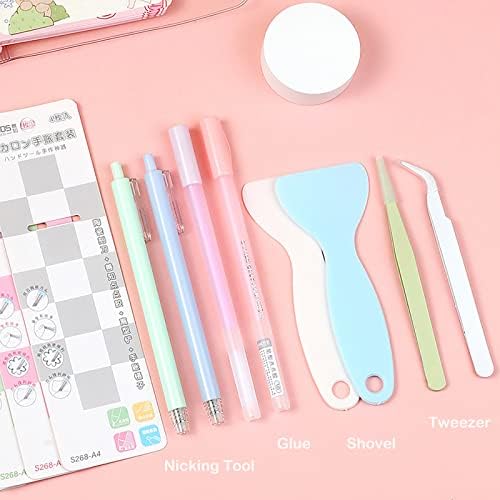 Doraking Scrapbooking Tools with Glue Tweezer Shovel Cutter Pen - Image 2