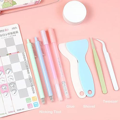 Doraking Scrapbooking Tools with Glue Tweezer Shovel Cutter Pen - Image 2