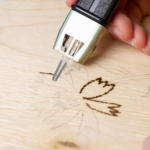 Adjustable Temperature Wood Burning Tool Metal Handle and Tips - Image 7