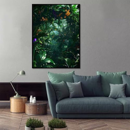 Plant Paint by Numbers Kit for Adults Leaf Paint by Numbers, DIY Acrylic Watercolor Oil Painting Kits for Adults Beginners with Brushes, Hobbies for Women for Home Wall Decor, Gifts 20x26 in S-46 - Image 2
