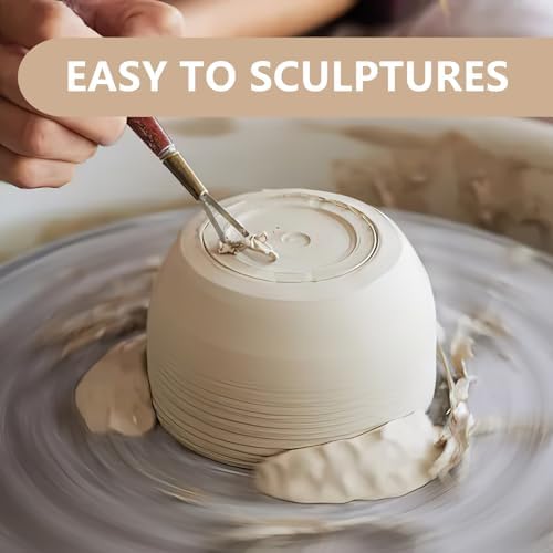 VIBRATITE 10LB Air Dry Clay, White Modeling Clay for Pottery & Sculpting - Image 4