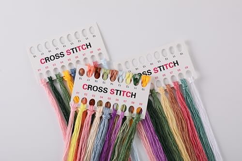 Looples Embroidery Kit for Beginners and Adults with Video Tutorials – DIY Starter Kit with 3 Stamped Floral Patterns, Hoops, Threads, Needles, and Instructions - Cart, Glass Jar, and Flowers - Image 7