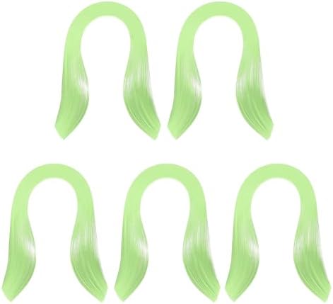 PATIKIL Quilling Strips Paper 600pcs 5mm 39cm Origami Paper Quilling Kits for Art DIY Hand Craft Christmas, Light Green by PATIKIL