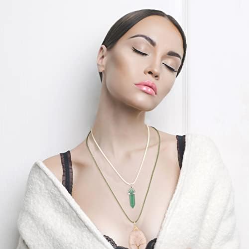 Tudomro 100 Waxed Leather Necklace Cord with Clasp,Earth Tone,20 Inch - Image 2
