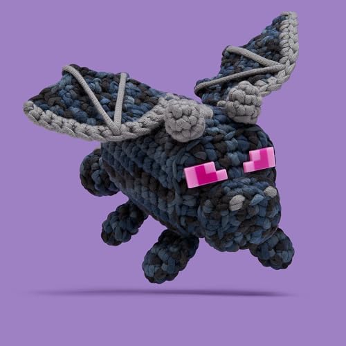 The Woobles Minecraft Crochet Kit – Beginner Crochet Kit for Adults & Kids, Easy Knitting Kit with Woobles Yarn, DIY Crafts, Crochet Animals, Minecrafts, Gift for Gamers & Crafters (Ender Dragon) - Image 2