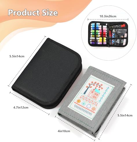 INDCOLOR 2026 Upgraded Embroidery Stitch Book Kit, 106 Patterns with Tools & Tutorials, 86 PCS Beginner Embroidery Kit, Portable All-in-One Hand Embroidery Book for Adults & DIY Craft Lovers - Image 5