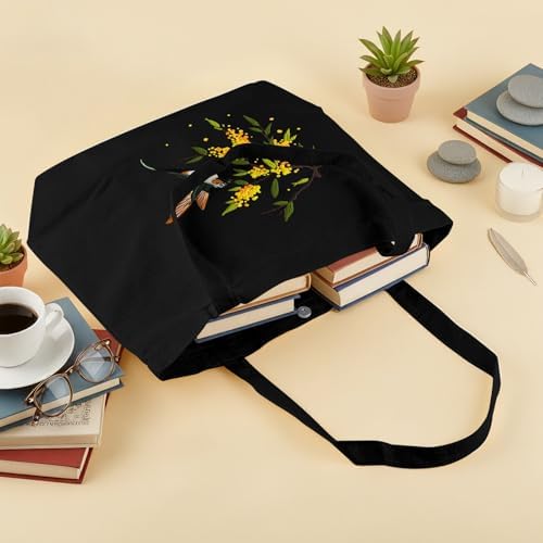 ERKOON Embroidery Canvas Tote Bag for Beginners, Floral Arts Crafts Cross Stitch Kits for Adults Including Stamped Embroidery Bag with Hoops, Needle, Instruction and Color Threads (Hummingbird) - Image 6