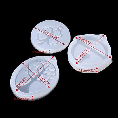 Tree Earrings Silicone Epoxy Mold Keychain Pendant Jewelry Crafting for Valentine Love Gift Resin Ashtray Kit Weed - Image 7