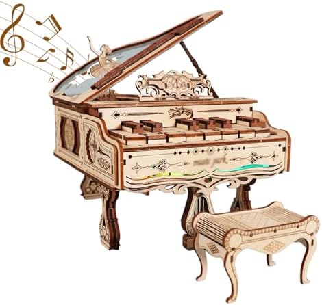 Music Park 3D Wooden Puzzle, Piano Music Box by MusicPark