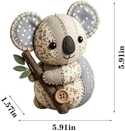 Patchwork Mouse DIY Sewing Kit for Adults & Beginners (Koala) - Image 2