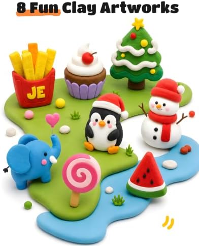 JUPITEARTH Air Dry Clay for Kids, 72 Colors Modeling Clay Kit - Image 6