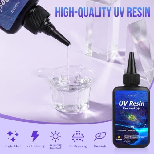 FUHITIM 400g UV Resin Kit with Light,Resin Kits for Beginners - Image 3