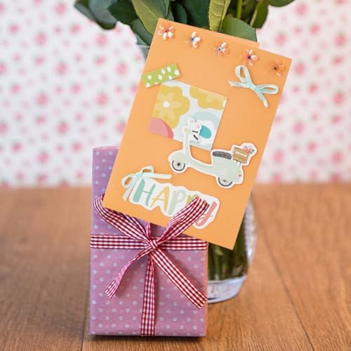 FREEBLOSS Set of 15 DIY Greeting Card Kit Card Making Kit Travel Theme Handmade Greeting Card Making Kit for Birthday Holiday Invitation Card Making Supplies 15 Cards 15 Envelopes - Image 4