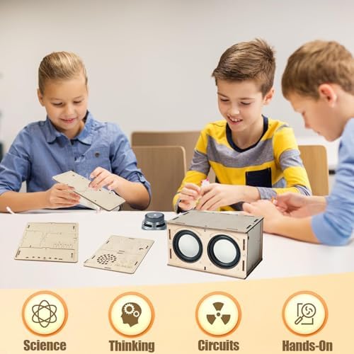 STEM Projects for Kids Crafts Summer Camp Activities Gifts for 7 8 9 10 11 12 13 14 15+ Year Old Boys Girls Teens Toys Building Engineering Circuits Kit Science DIY Speaker Cool Gadgets Electronics - Image 4