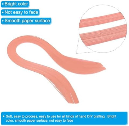 PATIKIL Quilling Strips Paper 600pcs 1.5mm 39cm Origami Paper Quilling Kits for Art DIY Hand Craft Christmas, Light Red - Image 3