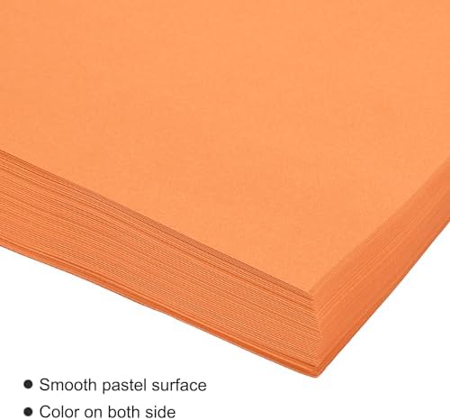 MECCANIXITY 100 Sheet Origami Paper Double Sided Orange Red 8.3 x 5.8 Inch Square Sheet for Art Craft Project, Beginners, Gifts Decor - Image 4
