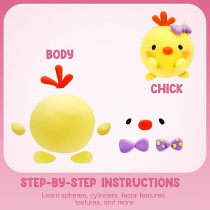 LOUFOR Air Dry Clay Kits for Kids, 12 Boxes - Image 3