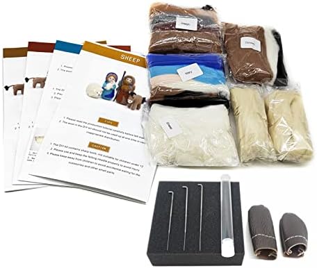 Feltsky Nativity Felting Kits for Adults Including Everything to Make - Craft Kits - Needle Felting Kits for Beginners - Height 4 inch - Image 6