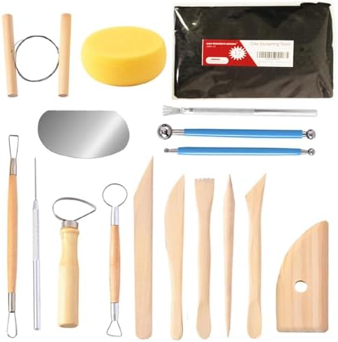 S & E TEACHER'S EDITION 17 Pcs Pottery & Clay Sculpting Tools - Image 3