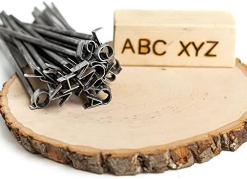 1/2" Alphabet Mini Steel Branding Irons Kit for Hats, Wood Burning, DIY Beginner Adult Crafts by The+Heritage+Forge