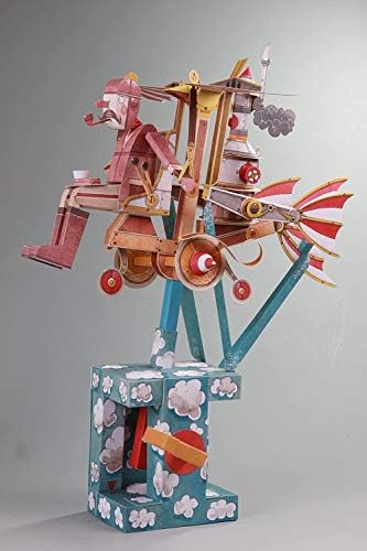 ModelShop Automata Paper Machine Moving Model Papercraft Designed by Keith Newstead - Boys Girls Fun & Educational DIY Project, Great Xmas Present & DIY Project for Kids (Flying Dreamer) - Image 5