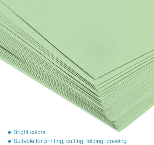 MECCANIXITY 25 Sheets Origami Paper Double Sided Light Green 6x6 Inch Square Sheet for Art Craft Project, Beginners, Gifts Decor - Image 4