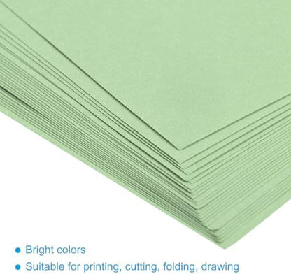 MECCANIXITY 25 Sheets Origami Paper Double Sided Light Green 6x6 Inch Square Sheet for Art Craft Project, Beginners, Gifts Decor - Image 4