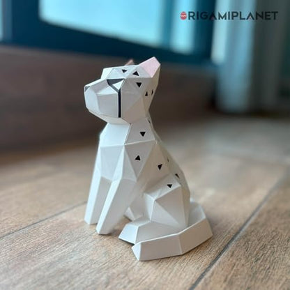 Leopard 3D Origami Paper Craft Kit, Creative Handmade Paper Sculpture Art for Home Decor, Unique Pre-Cut DIY Cute Animal Models Origmai Papercraft Set, Present for Teens & Adults - Image 3