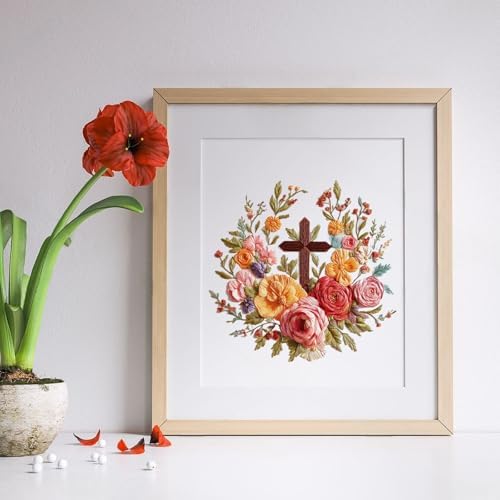 LYMIGER 3 Packs Embroidery Kit for Adults, Embroidery for Beginners (Girl) - Image 5