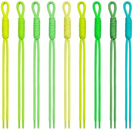 Paracord Keychain,10Pcs Rope Keychain,Paracord Bag Charm for Purse Handbag by Unknown