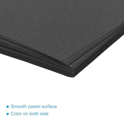MECCANIXITY 50 Sheet Origami Paper Double Sided Black 2.5x2.5 Inch Square Sheet for Art Craft Project, Beginners, Gift Decoration - Image 4
