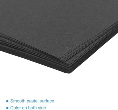 MECCANIXITY 50 Sheet Origami Paper Double Sided Black 2x2 Inch Square Sheet for Art Craft Project, Beginners, Gifts Decor - Image 4