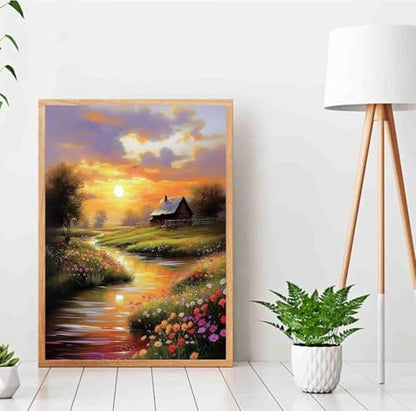 DYAIANGMU Scenery Paint by Numbers Kit for Adults Beginners 19.6X15.7inch - Image 4