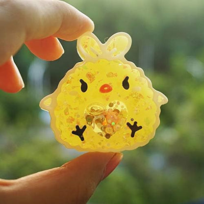 FUNSHOWCASE Epoxy Resin Shaker Molds Set Jewelry Casting Supplies, Bear, Chick, Sheep, Beer Mug, Game Console 5 Silicone Trays with 5 Seal Films, Height 2-2.4inch - Image 6