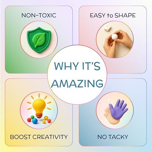 Air Dry Clay Kit 96 Colors for Kids, Lightweight and Non-Sticky Modeling Clay with Sculpting Tools and Storage Bags, DIY Arts and Crafts Gift for Boys and Girls Ages 3+ - Image 3