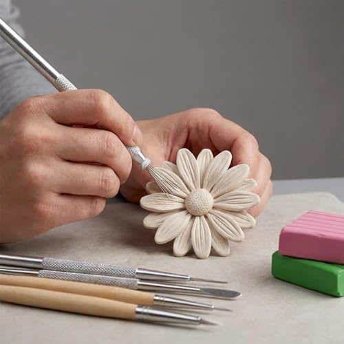 Shimmeroo 8Pcs Clay Scoring Tool, Pottery Scoring Tool - Image 4